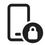 Phone Home Lock SVG Icon